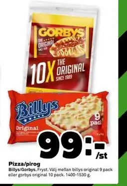 Stora Coop Pizza/pirog, SEK 99 erbjuda