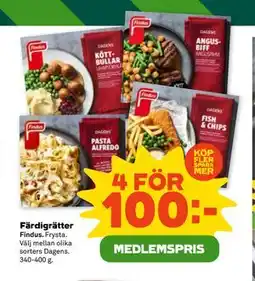 Stora Coop Färdigrätter, Medlemspris erbjuda