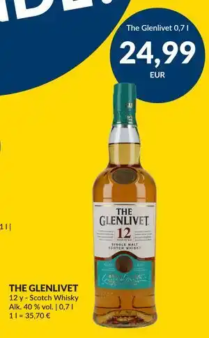 Nielsen Discount THE GLENLIVET, EUR 24.99 erbjuda