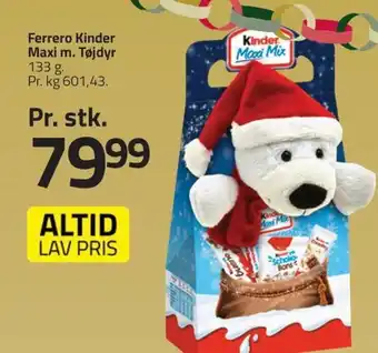 Ferrero Kinder Maxi m. Tøjdyr