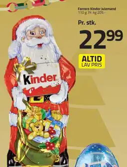 Fleggaard Ferrero Kinder Julemand erbjuda