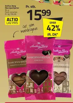 Fleggaard Anthon Berg Marcipanhjerter erbjuda