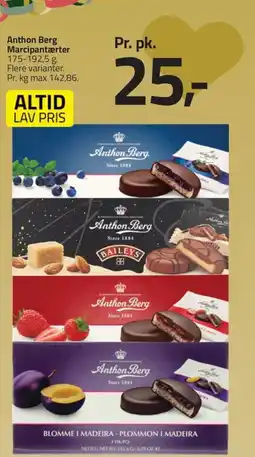 Fleggaard Anthon Berg Marcipantærter erbjuda