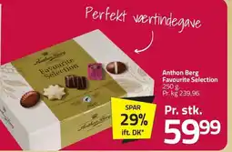 Fleggaard Anthon Berg Favourite Selection erbjuda