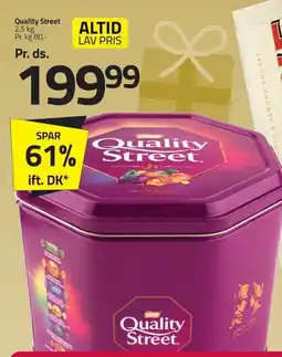 Fleggaard Quality Street erbjuda