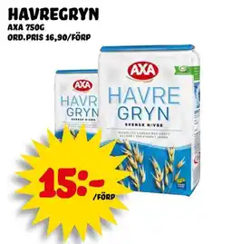 Nelins AXA Havregryn erbjuda