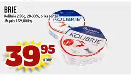 Nelins Kolibrie Brie erbjuda