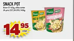 Nelins KNORR Snack pot erbjuda