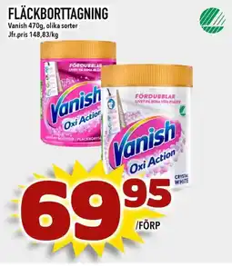 Nelins Vanish Fläckborttagning erbjuda