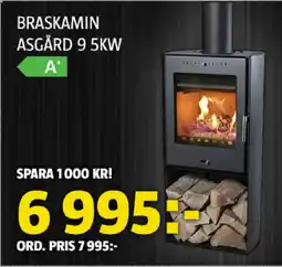 Bauhaus Braskamin asgård 9 5kw erbjuda