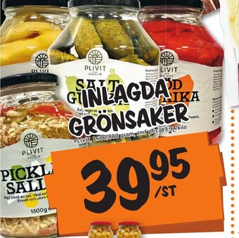 Inlagda Grönsaker