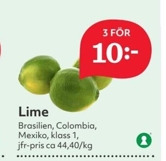 Hemköp Lime erbjuda