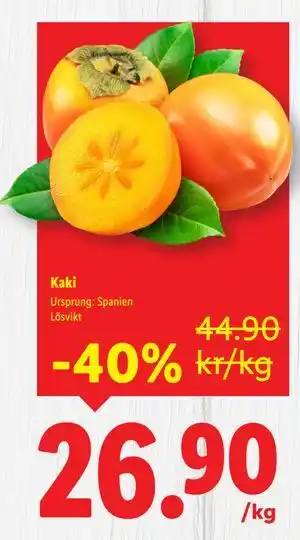 Lidl Kaki, SEK 26.9 erbjuda