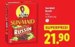 Lidl Sun Maid Russin, SEK 21.9 erbjuda
