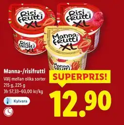 Lidl Manna-/risifrutti, SEK 12.9 erbjuda