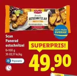 Lidl Scan Panerad ostschnitzel, SEK 49.9 erbjuda