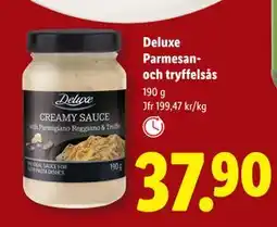 Lidl Deluxe Parmesan- och tryffelsås, SEK 37.9 erbjuda