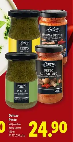 Lidl Deluxe Pesto, SEK 24.9 erbjuda