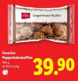 Lidl Favorina Pepparkaksmuffins, SEK 39.9 erbjuda