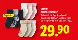 Lidl Lupilu Termostrumpor, SEK 29.9 erbjuda