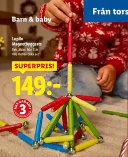 Lidl Lupilu Magnetbyggsats, SEK 149 erbjuda