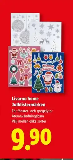 Lidl Livarno home Julklistermärken, SEK 9.9 erbjuda