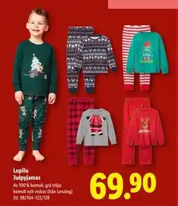 Lidl Lupilu Julpyjamas, SEK 69.9 erbjuda
