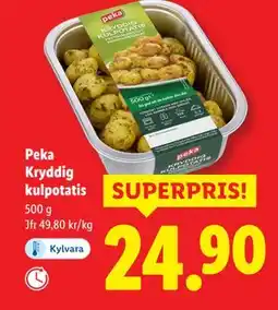 Lidl Peka Kryddig kulpotatis, SEK 24.9 erbjuda