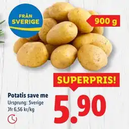 Lidl Potatis save me, SEK 5.9 erbjuda