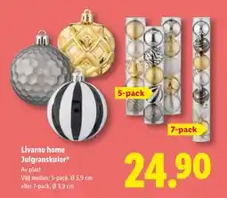 Lidl Livarno home Julgranskulor, SEK 24.9 erbjuda