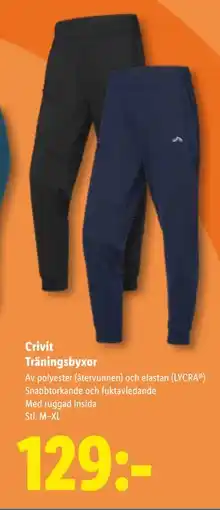 Lidl Crivit Träningsbyxor, SEK 129 erbjuda