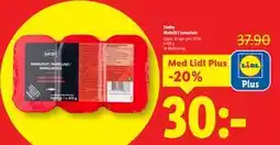 Lidl Saeby Makrill i tomatsås, Pris i appen erbjuda