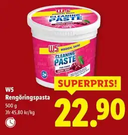 Lidl W5 Rengöringspasta, SEK 22.9 erbjuda