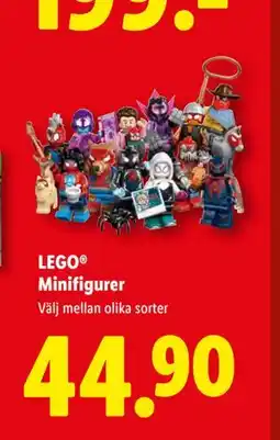 Lidl LEGO Minifigurer, SEK 44.9 erbjuda