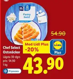 Lidl Chef Select Ostsnäckor, Pris i appen erbjuda