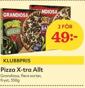 Pizza X-tra Allt 350g