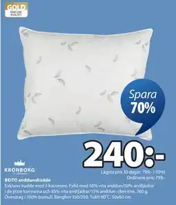 JYSK BEITO anddunskudde., SEK 240 erbjuda