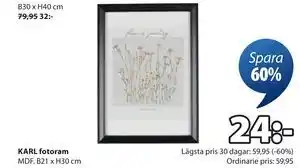 KARL fotoram, SEK 24