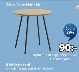 JYSK NYBO hörnbord erbjuda