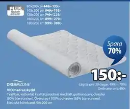 JYSK VIO madrasskydd, SEK 150 erbjuda