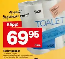 City Gross Toalettpapper, SEK 69.95 erbjuda