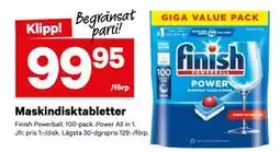 City Gross Maskindisktabletter, SEK 99.95 erbjuda