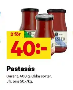 City Gross Pastasås, SEK 40 erbjuda