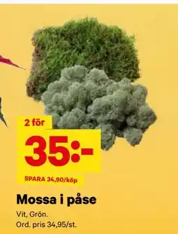 City Gross Mossa i påse, SEK 35 erbjuda
