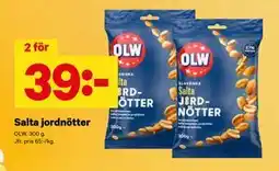 City Gross Salta jordnötter, SEK 39 erbjuda