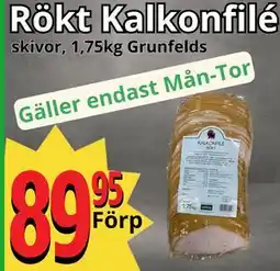 Supergrossen Rökt Kalkonfilé, SEK 89.95 erbjuda