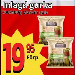 Supergrossen Inlagd gurka, SEK 19.95 erbjuda