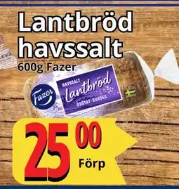 Supergrossen Lantbröd havssalt, SEK 25 erbjuda