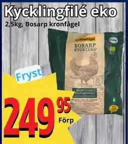 Supergrossen Kycklingfilé eko, SEK 249.95 erbjuda