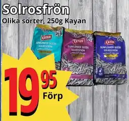 Supergrossen Solrosfrön, SEK 19.95 erbjuda